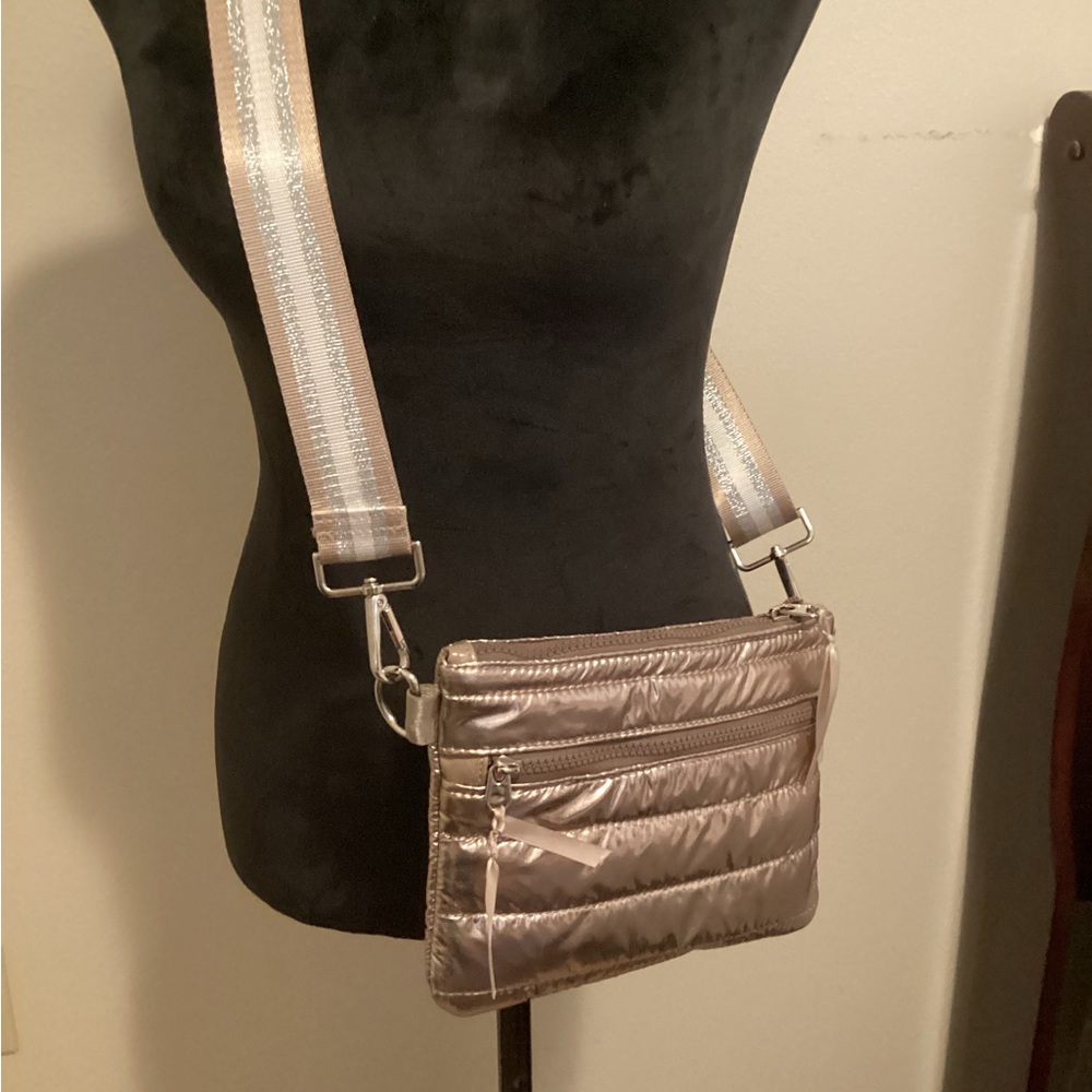 Puffy Metallic Crossbody